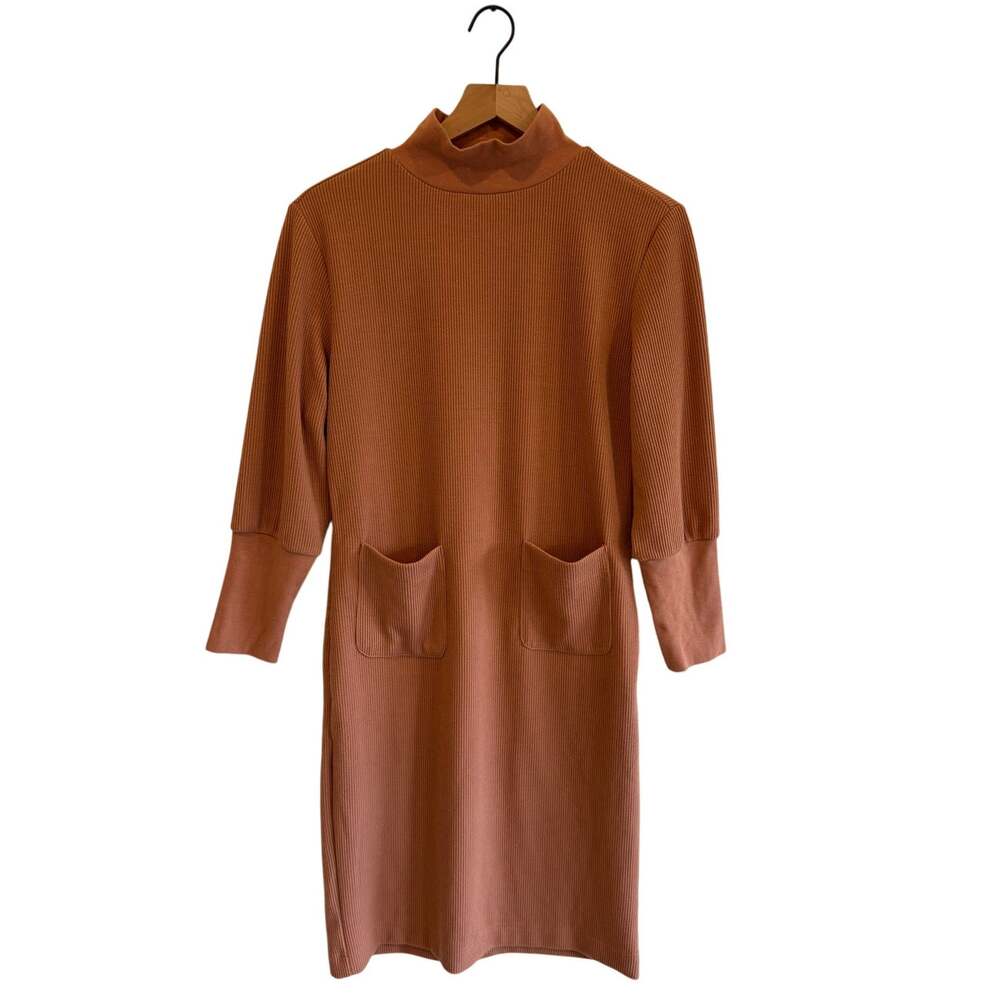 Roolee Mom Making Moves Nursing Dress Mock Neck Sweater Long Sleeve Pullover